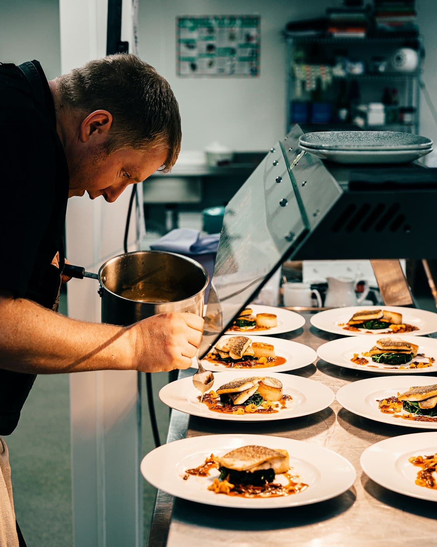 Cocina en el pase